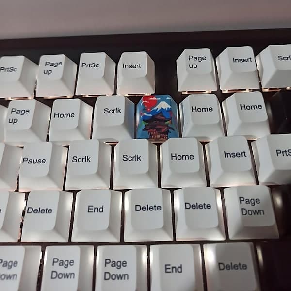 Passar Cherry MX Dip Dye Skulpterad Keycap Mekaniskt Tangentbord Ersättnings-keycap