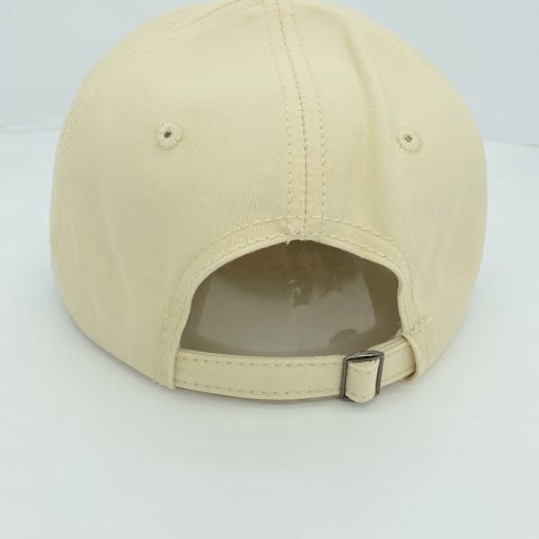 Broderte tekst korte skjerm caps for menn og kvinner Justerbar Beige Beige Beige