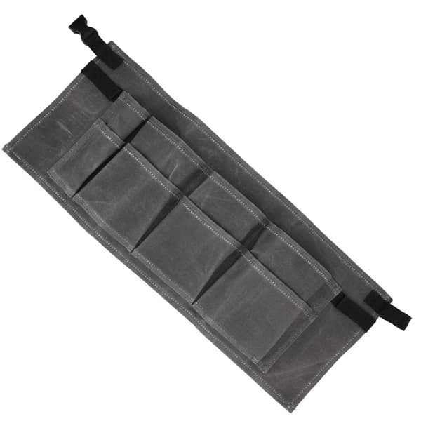 Waterproof Waxed Canvas Tool Bag with Multiple Pockets for Gardening and Woodworking