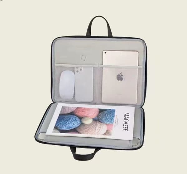 15 tommer malet laptop-taske, skuldertaske til tablet