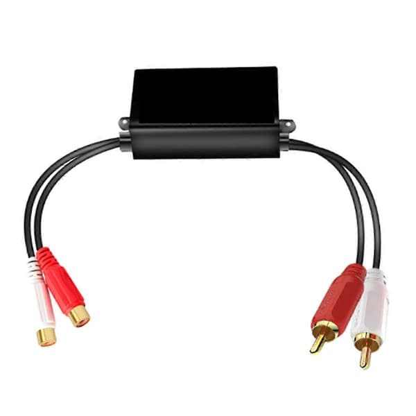 Noise Isolator Filter for Power Noise, Common Ground, Audio Isolator, Stereo RCA Isolator