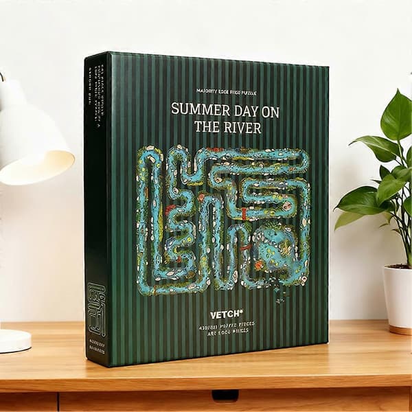 Edge Pieces Only Puzzle for Adults - Challenging Premium Quality Jigsaw Puzzle for Mindful Forest Escape and Advanced Cognitive Skill Development(h)