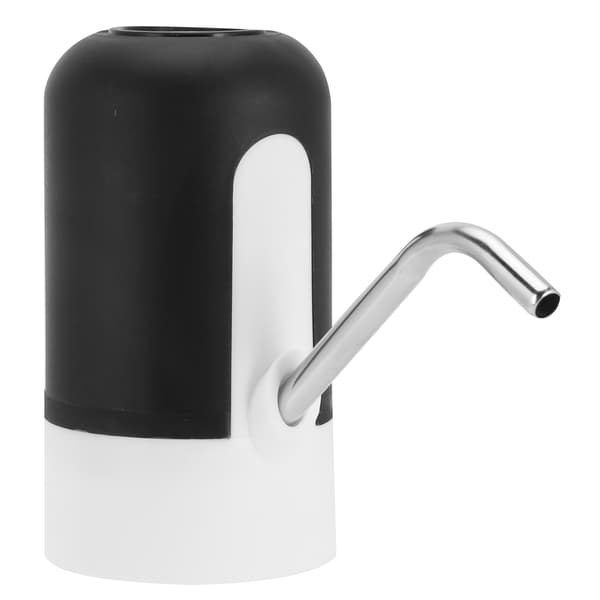 Water Bottle Pump USB Charging Electric Drinking Water Dispenser Kit for Home Office Black