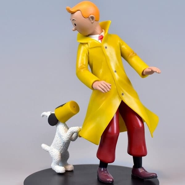 Tintins eventyr Tintin-figur PVC-statue stor figur