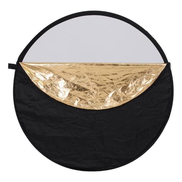 Neewer 5-i-1 Sammenklappelig 80 cm Reflektor til Fotografering - Sølv, Guld, Hvid og Sort