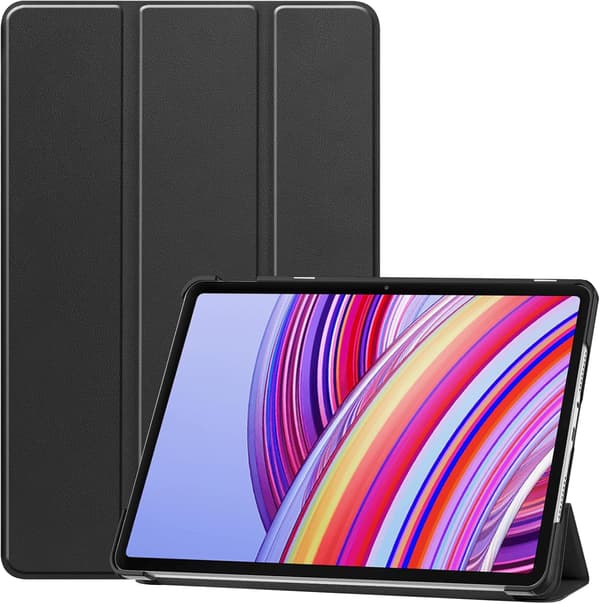 Xiaomi Redmi Pad Pro 12.1\", Slankt Cover Stativ Hårdt Skal Etui – Sort