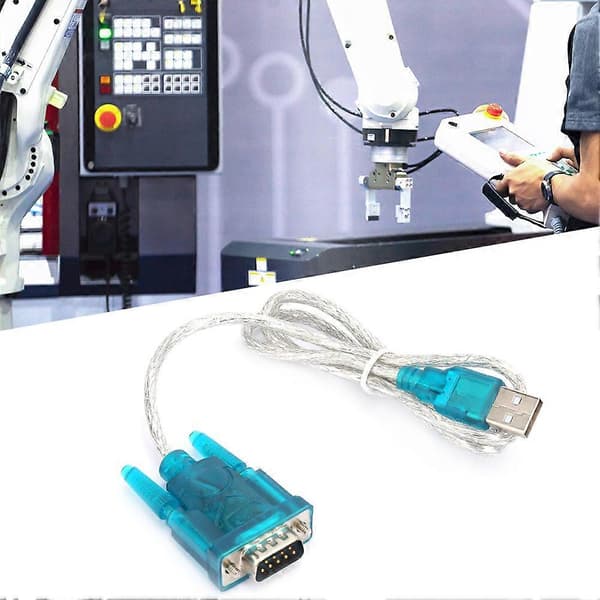 2 stk. HL-340 USB til RS232 seriel portadapter 9-bens serielt kabel