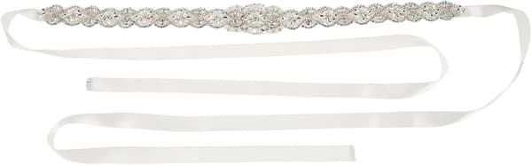 Adjustable Rhinestone Bridal Belt for Wedding Dress Corset Style