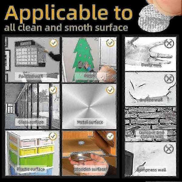 500 Pcs Hook and Loop Dots Self-Adhesive 20 mm, Self-Adhesive Coins Double-Sided-dwdz