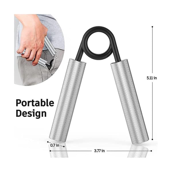 4-pack Grip Strength Trainer 50lb-200lb Metal Hand Grip Strengthener, Heavy Forearm Exerciser