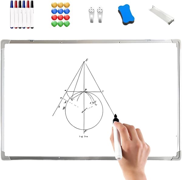 Whiteboard för vägg - Bärbar whiteboard - Hängande skrivtavla - För hem, kök, sovrum, kontor, mötesrum, skola, klassrum och studie