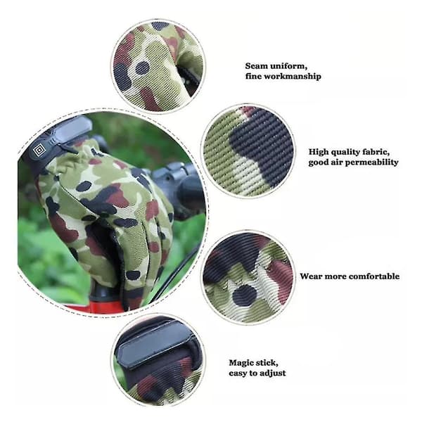 Mænd Udendørs Sportshandsker Mode Camouflage Militær
