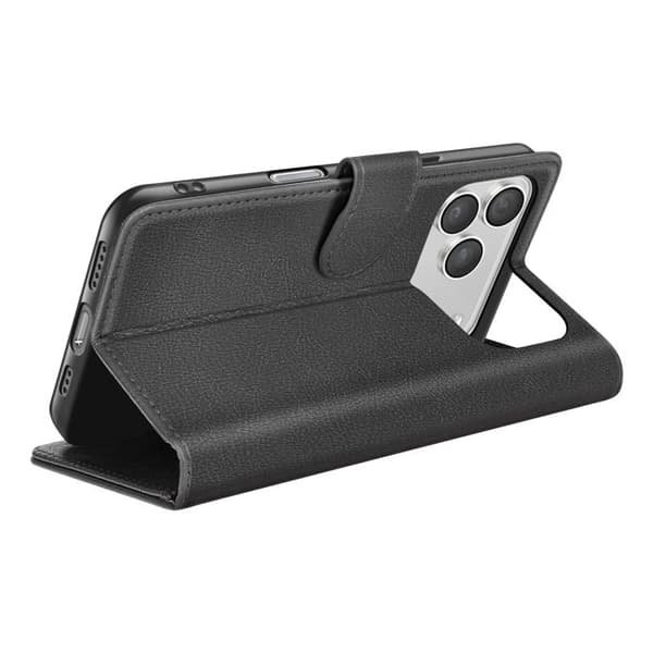 Wallet Case for iPhone 17 Pro with Stand and Magnetic Flap Zanaé Black Black Svart