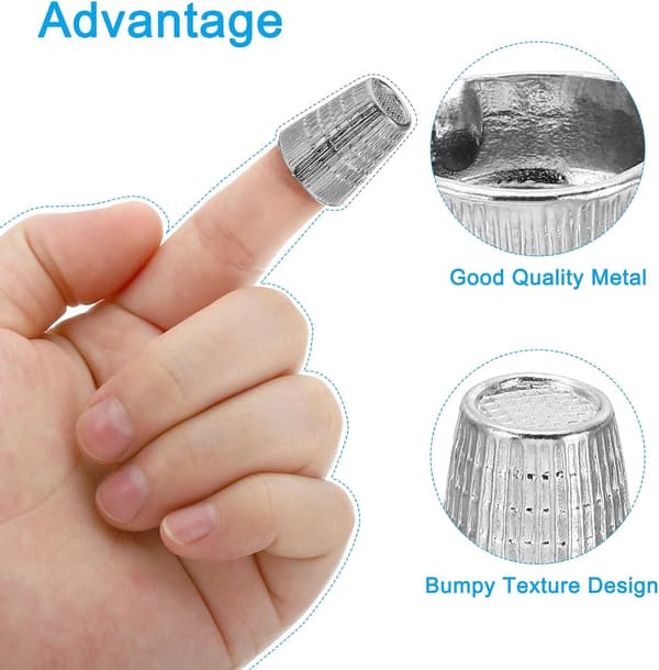Metal Cutting Protectors, 8 Pcs Cutting Protectors Finger Guards Durable Protection Craft Accessories, Silver
