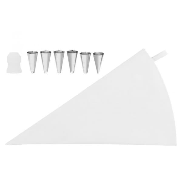 Sprøjtesæt 6 dyser – Maku Kitchen Life Silver silver