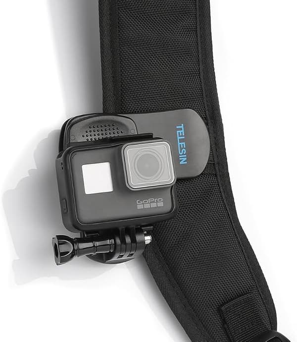 Backpack Rec-Mounts Quick Clip Clamp Mount for GoPro Hero/Osmo Action/Insta 360