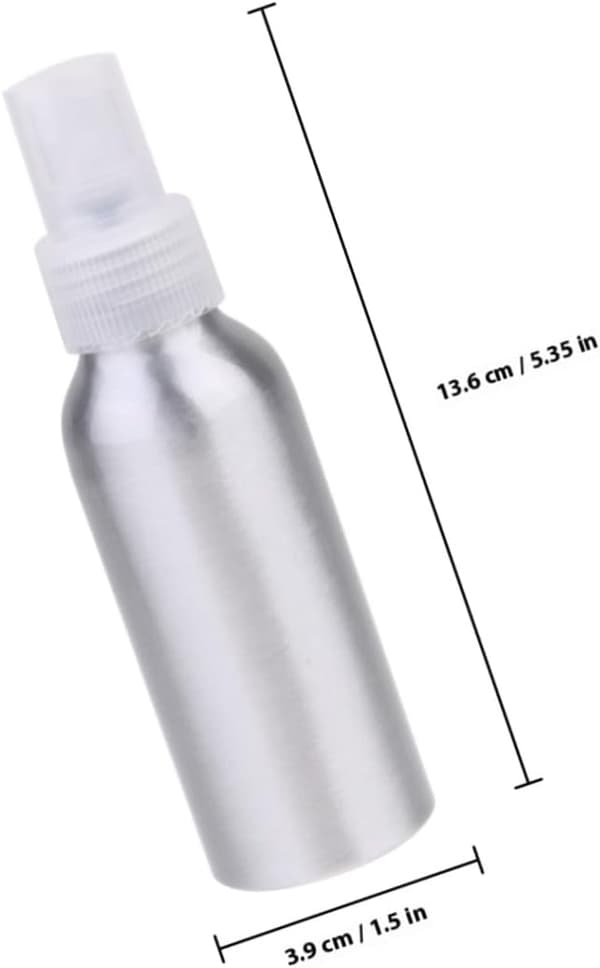 10 st 100 ml aluminium reseparfymsprayflaskor påfyllningsbara bärbara munstycken för utomhusbruk och personlig vård