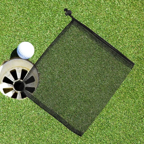 Golf Ball Net Drawstring Bag Large Capacity Nylon Mesh Holder Sports Balls Storage Bag