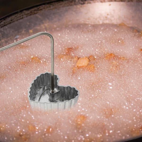 2 st friterad snackform oljedegform robust non-stick aluminiumlegering trä köksredskap