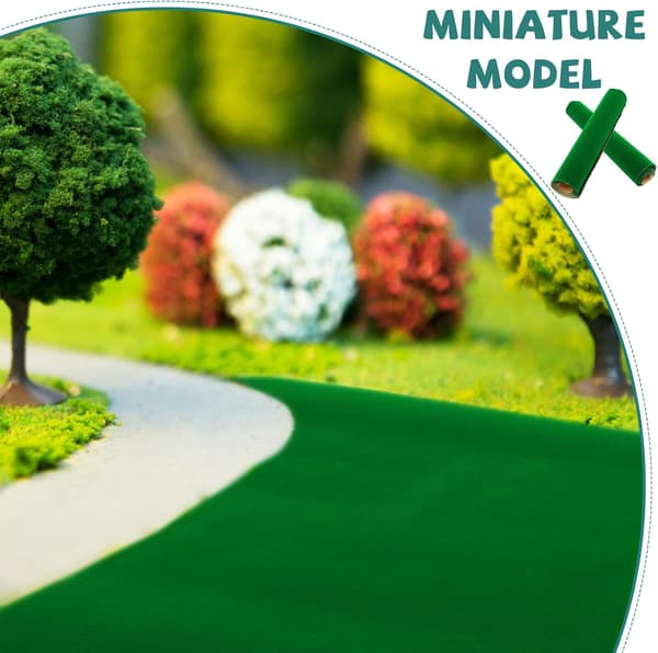 Artificial Grass Mat DIY Lawn 41x100cm Nylon Artificial Grass Sheet for Sand Table Model Decoration
