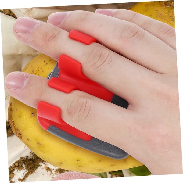 3-pack fingerfruktskalare bärbar grönsaksskalare praktiskt fruktskalningsverktyg