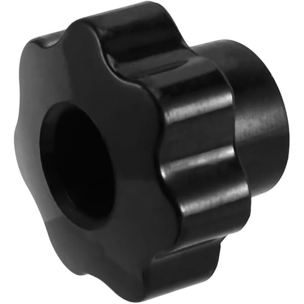 10 Pcs Series Nuts Knob Handle Machine Tool 7 Star Knobs 8mm Female Thread Copper Core M8X32 (Through Hole)