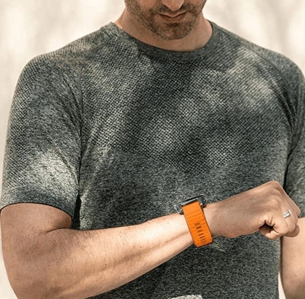 Garmin urrem 26 mm Fenix 6X/5X Plus/3HR/Descent MK1 silikone orange