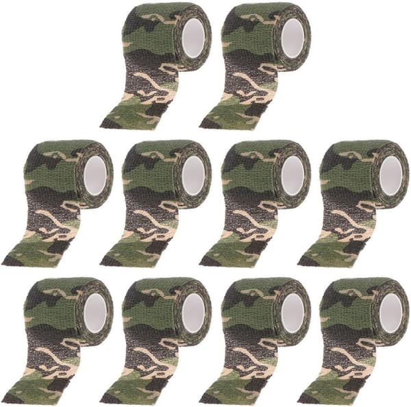 10 kappaletta Camouflage Teippi Itsekiinnittyvä side Ulkona Elastinen {hw}