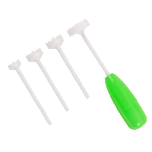 4 pcs/set Veggie Corkscrew Replaceable Vegetable Spiral Cutter Digging Tool with Replaceable Head Kitchen Utensil