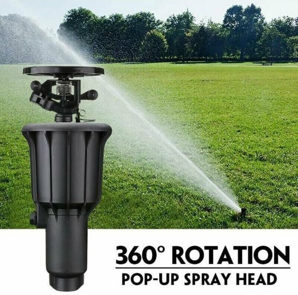 Water Irrigation Mist Sprinkler Automatic Rotate Pop-up Spray Head