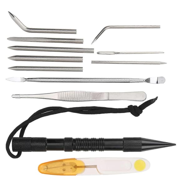 12-piece Aluminum Paracord Set - DIY Knitting Tool Kit
