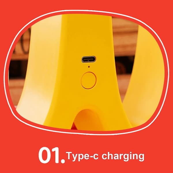 Creative LED McDonald's Night Light Rechargeable M Letter Bedside Lamp Gift