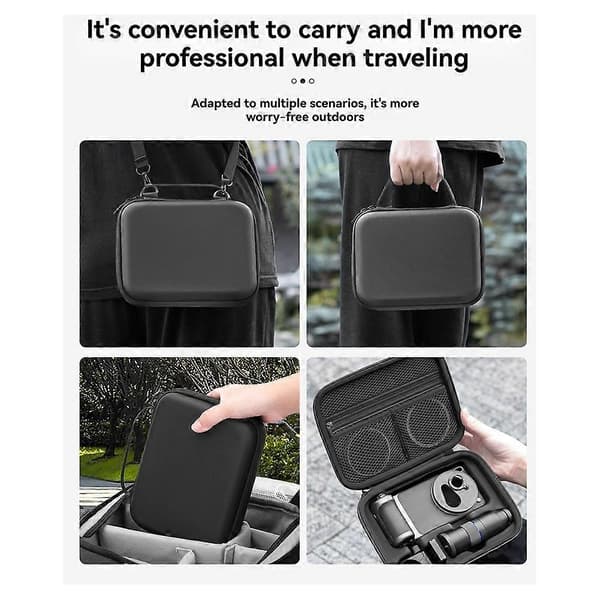 Storage Bag for VIVO X300 Pro Photography Kit, Drop-Resistant Hard Shell Case Protective Carrying Case B Gray Gray