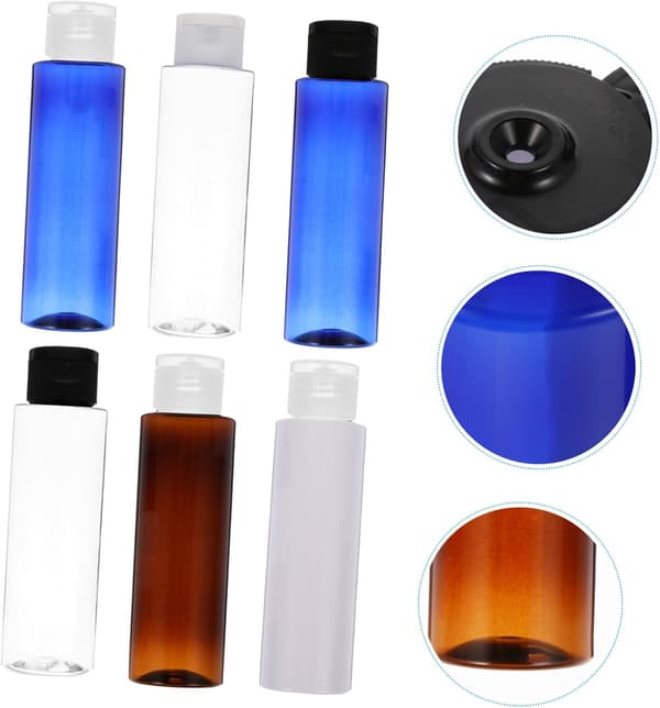 Makeup Lotion Bottle Travel Cosmetic Bottle Clamshell Design Shampoo Liquid Container for Travel Use