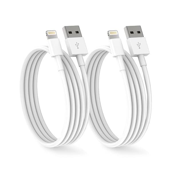 iPhone Charging Cable Lightning Cable 1m 2-pack iPhone Cable for iPhone 13 13 Pro 12 Pro 11 SE Max XS XR X, iPad Mini Air, iPod, AirPod