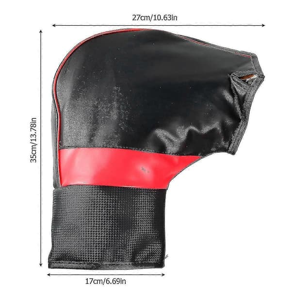 1 Pair Motorcycle Handlebar Gloves Protective Motorcycle Scooter Thick Warm Handlebar Gloves Rainproof Winter Warmer Gloves