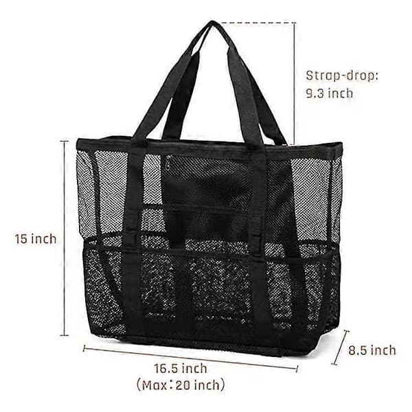 Beach Bag, Mesh Beach Bag Oversized Beach Toy Bag