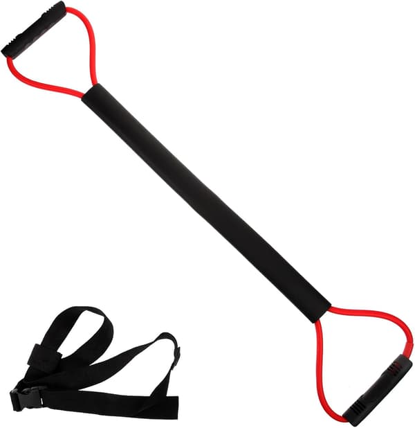 Boxing Elastic Resistance Band 15lb with Fixed Strap, Training Accessory for Kickboxing and Taekwondo