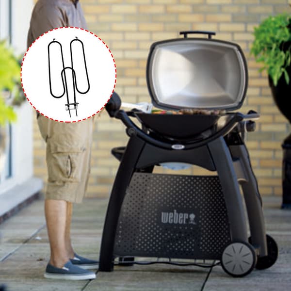 Weber Q 240/2400 grill brennerrør-erstatning - For modell 66816 70127