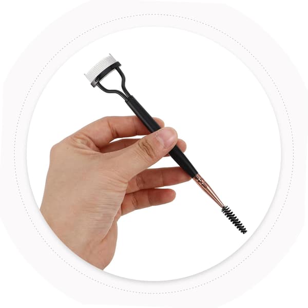 Eyebrow Comb and Brush Double-Sided Eyebrow Tool for Women Portable Makeup Accessory Eyelash Tool