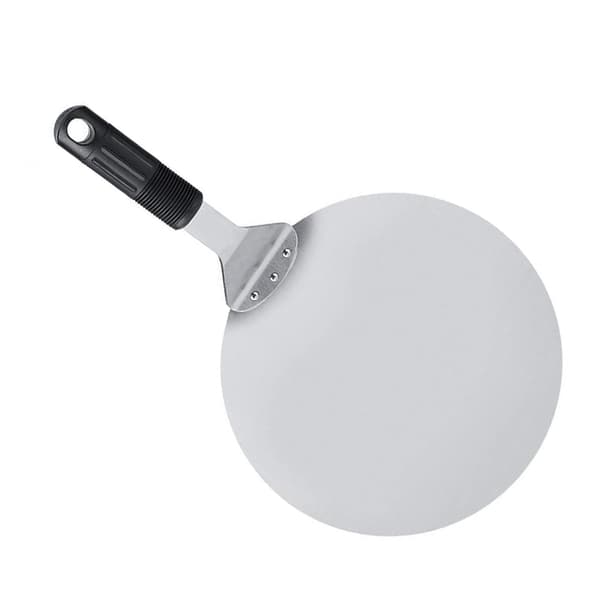 1 stk pizzaspade i rustfrit stål, rund spade, overførselsbakke, køkkenrestaurant, bageværktøj, varm