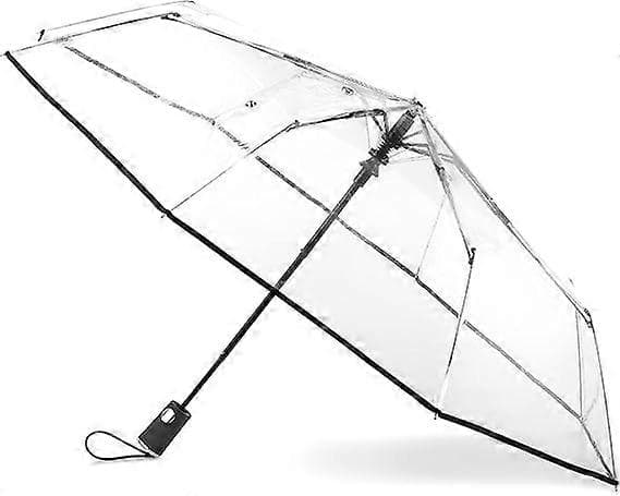 totes Clear Canopy Automatisk Åpning Sammenleggbar Paraply