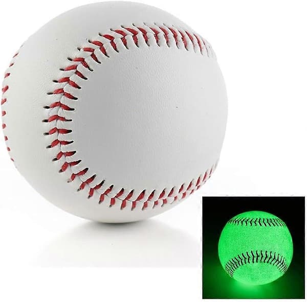 Selvlysende baseball med langvarig glød, perfekt for nattkamper (FMY)