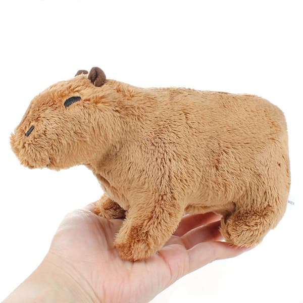 20 cm Plysj Cafe Capybara Leketøy Myk Kosedyr Sofadekor Barn Bursdagsgave