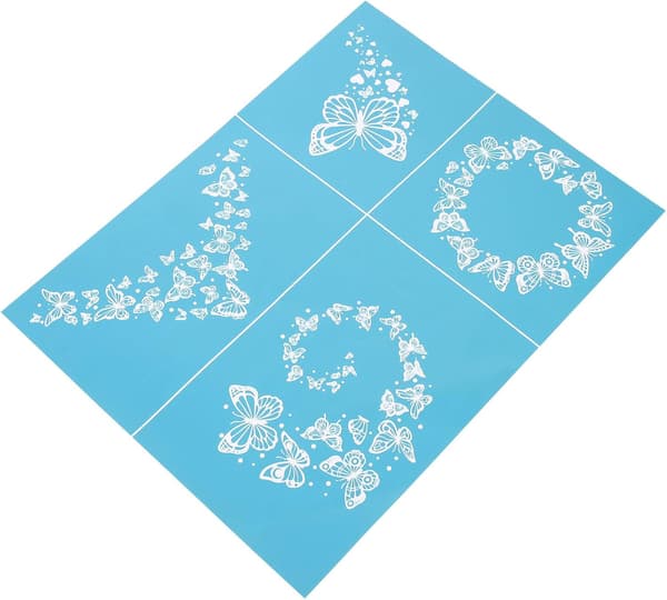 Reusable DIY Mesh Screen Stencil Silkscreen Printing Transfer Template Washable Self-Adhesive Printing Mesh