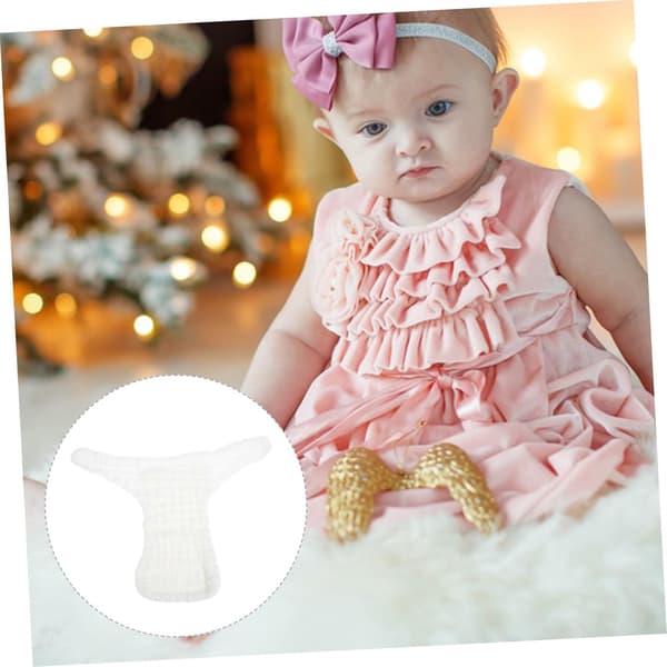 Reusable Cloth Diaper for Newborns, Washable Cotton Diaper Pants