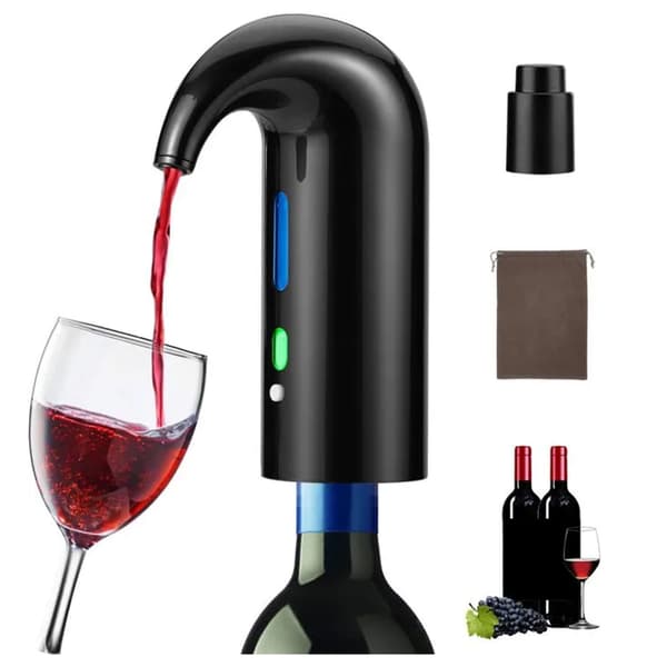 Elektrisk Vinlufter, Multifunktionel Automatisk Filter Vinoxidantdispenser