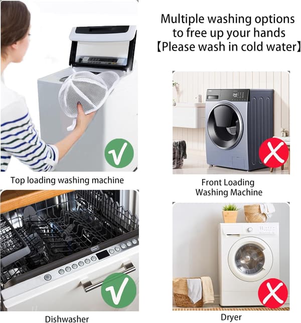 Baseball Cap Washer, Foldable Cap Support, Cap Cleaning Cage for Washing Machine or Dishwasher