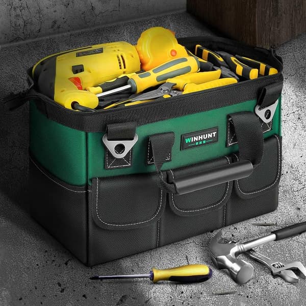 13-inch Tool Bag, Robust Tool Bag, Wide Opening Tool Storage Bag, Small Multifunction Bag, Electrician's Shopping Bag
