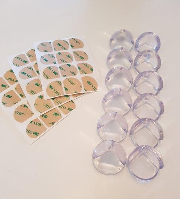 Bords- och hörnskydd för baby och barn, 10-pack